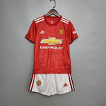 Man United Home Kids Shirt 20/21