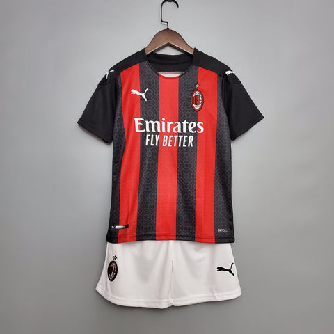 AC Milan Home Kids Shirt + Pant 20/21