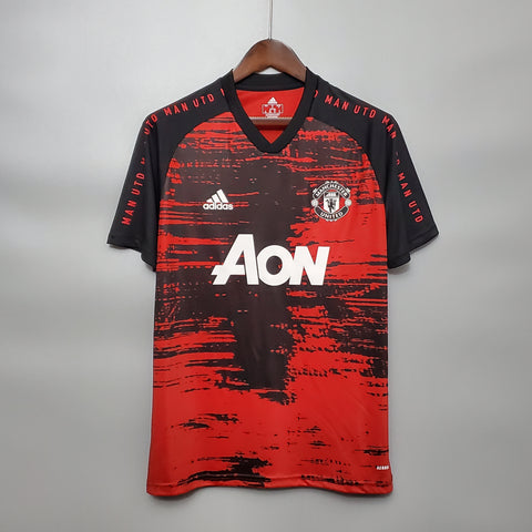 Manchester United Training Suit Red Black 20/21