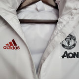 Man United White Windbreaker 20/21